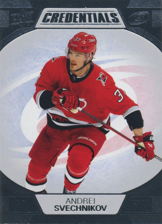 #16 Andrei Svechnikov - Carolina Hurricanes - 2022-23 Upper Deck Credentials Hockey