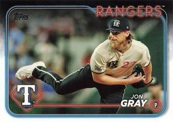 #16 Jon Gray - Texas Rangers - 2024 Topps Baseball