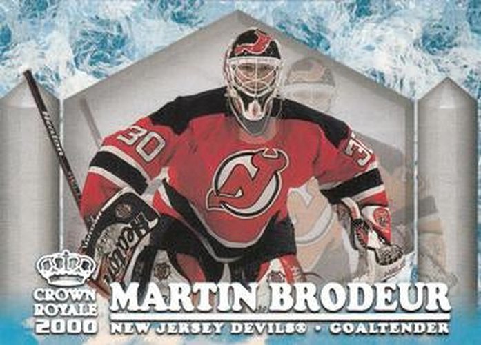 #16 Martin Brodeur - New Jersey Devils - 1999-00 Pacific Crown Royale - Ice Elite Hockey