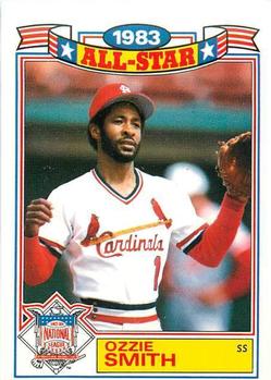#16 Ozzie Smith - St. Louis Cardinals - 1984 Topps - Glossy All-Stars Baseball