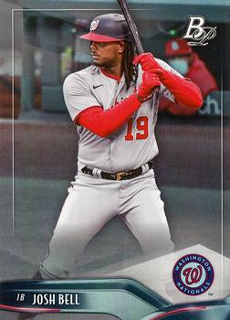 #16 Josh Bell - Washington Nationals - 2021 Bowman Platinum Baseball