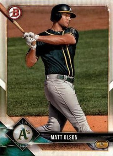 #16 Matt Olson - Oakland Athletics - 2018 Bowman Baseball