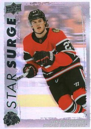#SS-16 Lukas Reichel - Chicago Blackhawks - 2023-24 Upper Deck - Star Surge Hockey