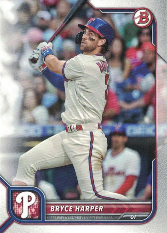 #16 Bryce Harper - Philadelphia Phillies - 2022 Bowman Baseball