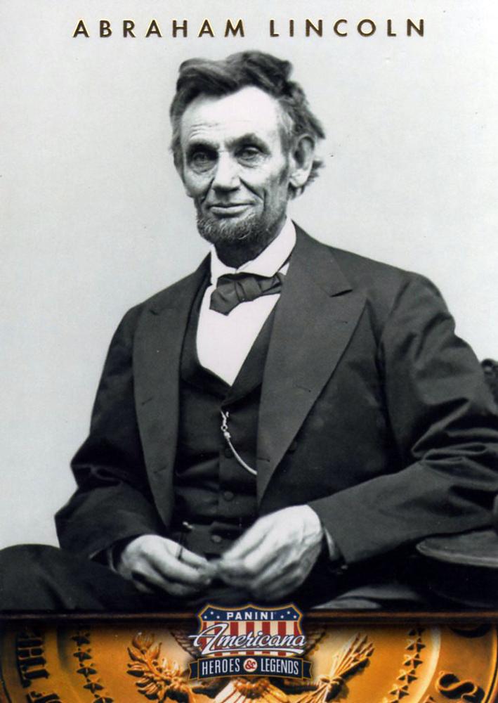 #16 Abraham Lincoln - 2012 Panini Americana Heroes & Legends
