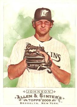 #16 Josh Johnson - Florida Marlins - 2009 Topps Allen & Ginter Baseball