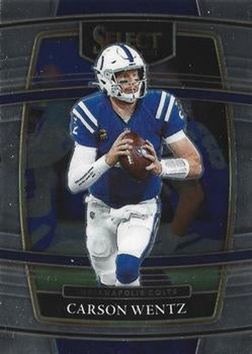 #16 Carson Wentz - Indianapolis Colts - 2021 Panini Select Football
