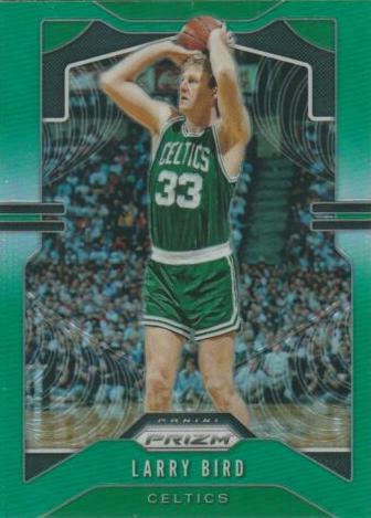 #16 Larry Bird - Boston Celtics - 2019-20 Panini Prizm - Prizms Green Basketball