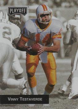 #16 Vinny Testaverde - Cleveland Browns - 1993 Playoff Football
