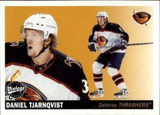 #16 Daniel Tjarnqvist - Atlanta Thrashers - 2002-03 Upper Deck Vintage Hockey