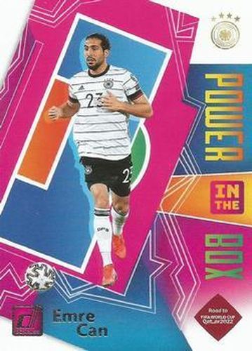 #16 Emre Can - Germany - 2021-22 Donruss Road to FIFA World Cup Qatar 2022 - Power in the Box Soccer