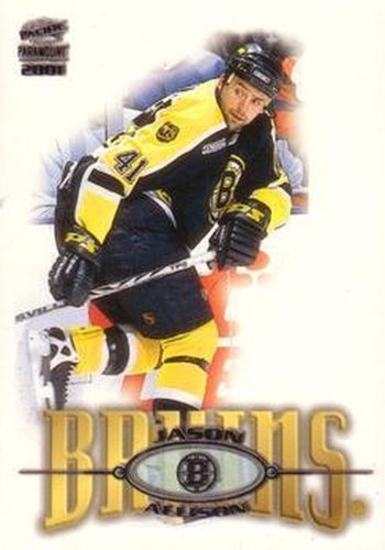 #16 Jason Allison - Boston Bruins - 2000-01 Pacific Paramount Hockey