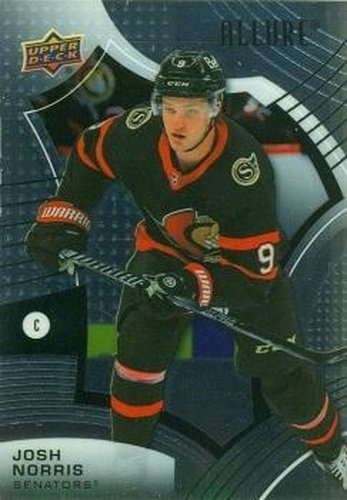 #16 Josh Norris - Ottawa Senators - 2021-22 Upper Deck Allure Hockey