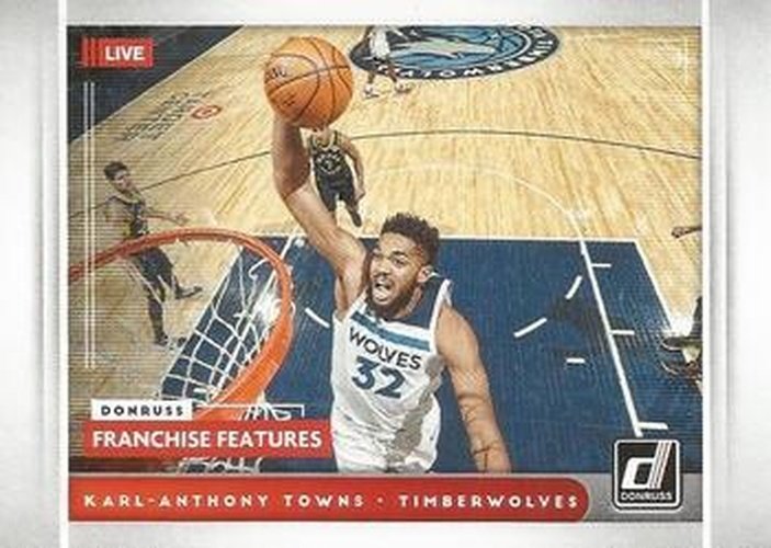 #16 Karl-Anthony Towns - Minnesota Timberwolves - 2021-22 Donruss - Franchise Features Basketball