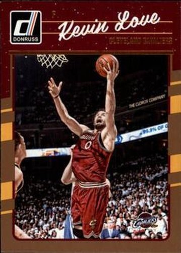 #16 Kevin Love - Cleveland Cavaliers - 2016-17 Donruss Basketball