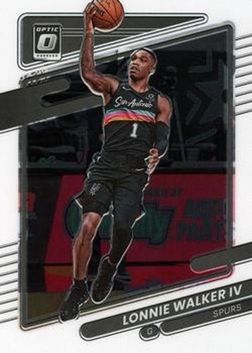 #16 Lonnie Walker IV - San Antonio Spurs - 2021-22 Donruss Optic Basketball