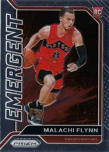 #16 Malachi Flynn - Toronto Raptors - 2020-21 Panini Prizm - Emergent Basketball