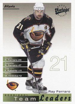 #16 Ray Ferraro - Atlanta Thrashers - 2001-02 Upper Deck Vintage Hockey