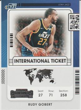 #16 Rudy Gobert - Utah Jazz - 2021-22 Panini Contenders - International Ticket Basketball