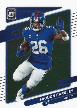 #16 Saquon Barkley - New York Giants - 2021 Donruss Optic Football