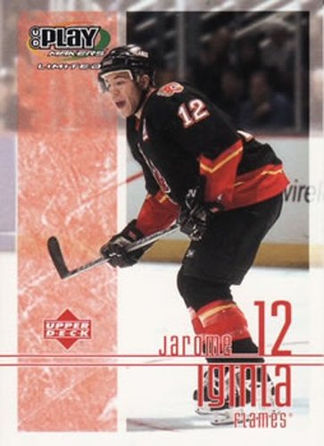 #16 Jarome Iginla - Calgary Flames - 2001-02 Upper Deck Playmakers Hockey