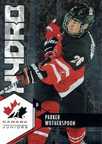 #H-16 Parker Wotherspoon - Canada - 2015 Upper Deck Team Canada Juniors - Hydro Hockey