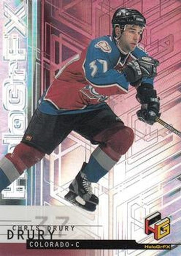 #16 Chris Drury - Colorado Avalanche - 1999-00 Upper Deck HoloGrFX Hockey