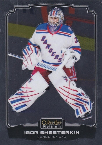 #16 Igor Shesterkin - New York Rangers - 2022-23 O-Pee-Chee Platinum Hockey