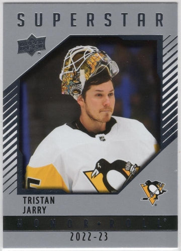 #HR-16 Tristan Jarry - Pittsburgh Penguins - 2022-23 Upper Deck - Honor Roll Hockey