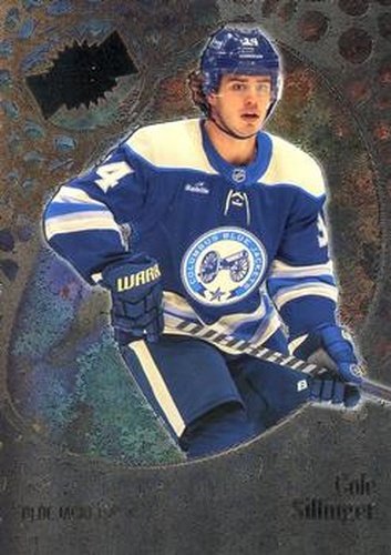 #16 Cole Sillinger - Columbus Blue Jackets - 2022-23 SkyBox Metal Universe Hockey