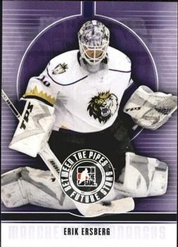 #16 Erik Ersberg - Manchester Monarchs - 2008-09 In The Game Between The Pipes Hockey