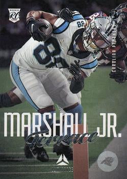 #216 Terrace Marshall Jr. - Carolina Panthers - 2021 Panini Chronicles - Luminance Update Rookies Football