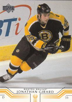 #16 Jonathan Girard - Boston Bruins - 2001-02 Upper Deck Hockey