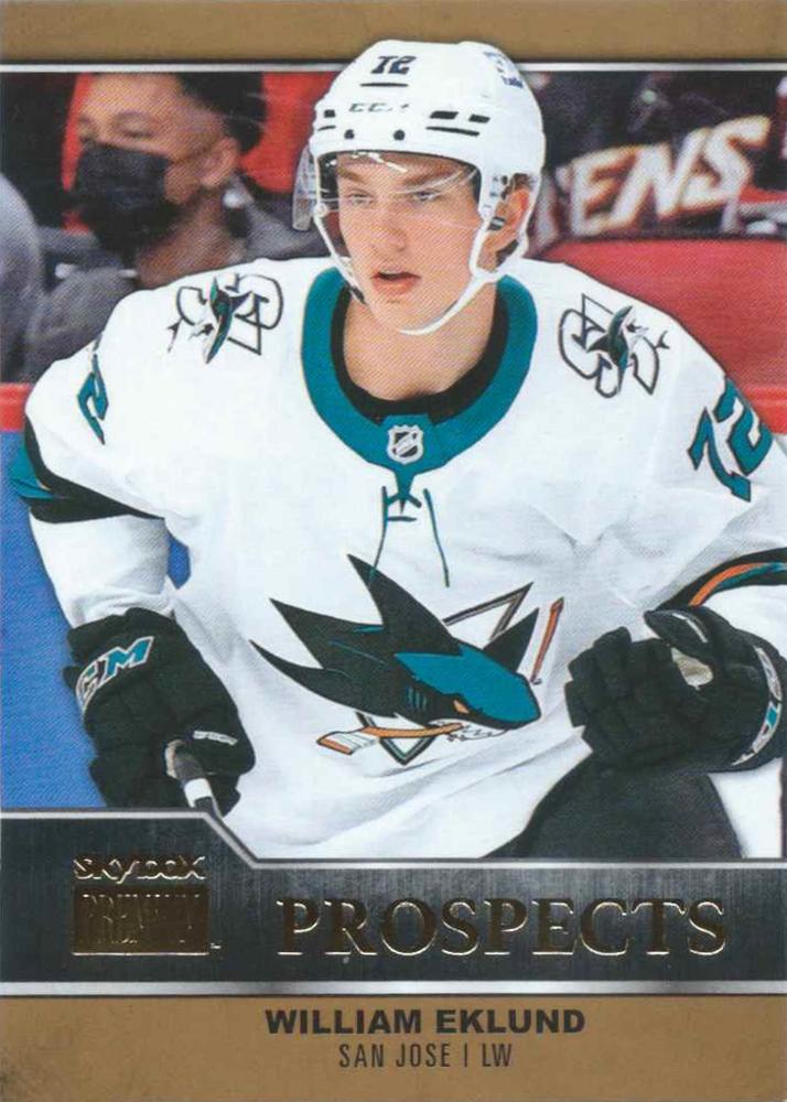 #PP-16 William Eklund - San Jose Sharks - 2021-22 SkyBox Metal Universe - Skybox Premium Prospects Hockey