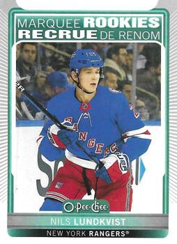 #616 Nils Lundkvist - New York Rangers - 2021-22 O-Pee-Chee Hockey