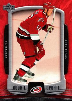 #16 Eric Staal - Carolina Hurricanes - 2005-06 Upper Deck Rookie Update Hockey