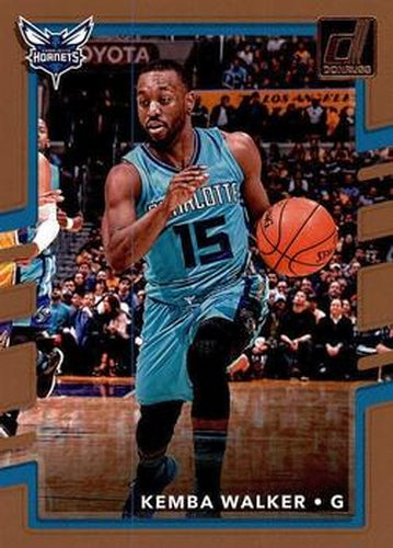 #16 Kemba Walker - Charlotte Hornets - 2017-18 Donruss Basketball