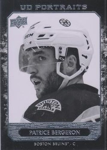 #P-16 Patrice Bergeron - Boston Bruins - 2014-15 Upper Deck - UD Portraits Hockey