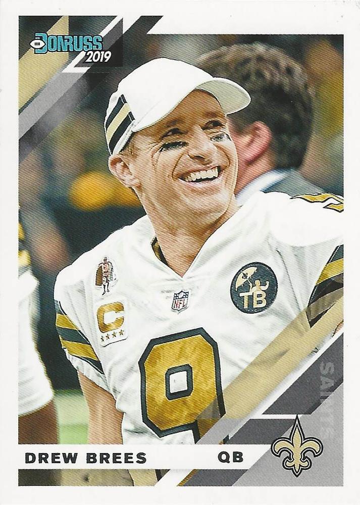 #170V Drew Brees - New Orleans Saints - 2019 Donruss Football