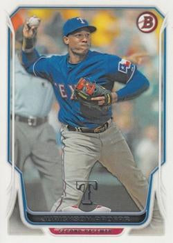 #170 Jurickson Profar - Texas Rangers - 2014 Bowman Baseball