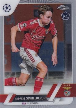 #170 Andreas Schjelderup - Benfica - 2022-23 Topps Chrome UEFA Club Competitions Soccer