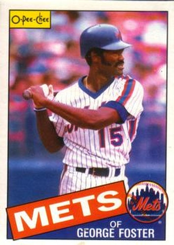 #170 George Foster - New York Mets - 1985 O-Pee-Chee Baseball