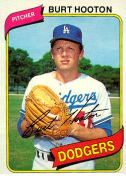 #170 Burt Hooton - Los Angeles Dodgers - 1980 Topps Baseball