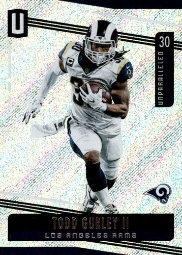 #170 Todd Gurley II - Los Angeles Rams - 2019 Panini Unparalleled Football