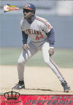 #170 Reggie Jefferson - Cleveland Indians - 1994 Pacific Baseball