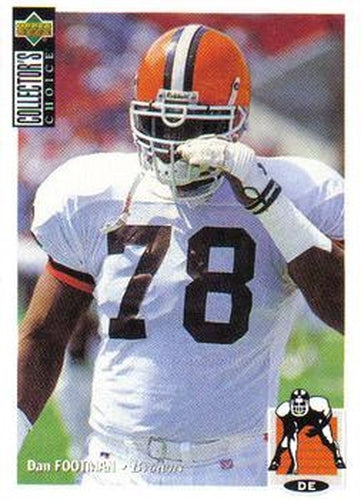 #170 Dan Footman - Cleveland Browns - 1994 Collector's Choice Football