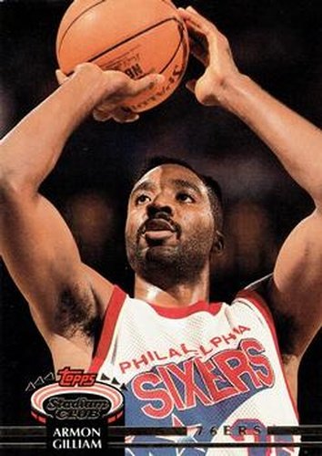 #170 Armon Gilliam - Philadelphia 76ers - 1992-93 Stadium Club Basketball