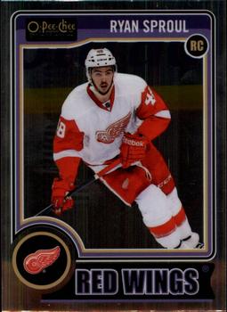#170 Ryan Sproul - Detroit Red Wings - 2014-15 O-Pee-Chee Platinum Hockey