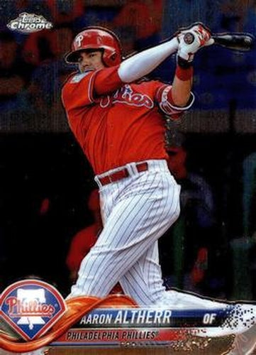 #170 Aaron Altherr - Philadelphia Phillies - 2018 Topps Chrome Baseball
