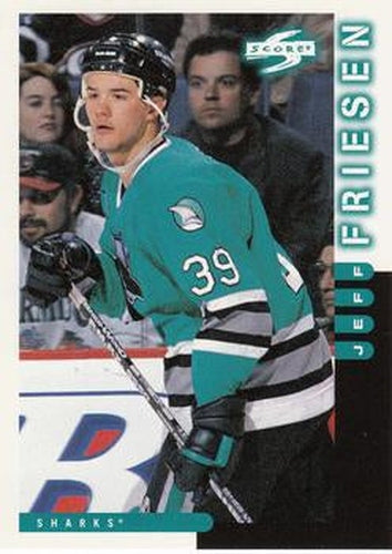#170 Jeff Friesen - San Jose Sharks - 1997-98 Score Hockey
